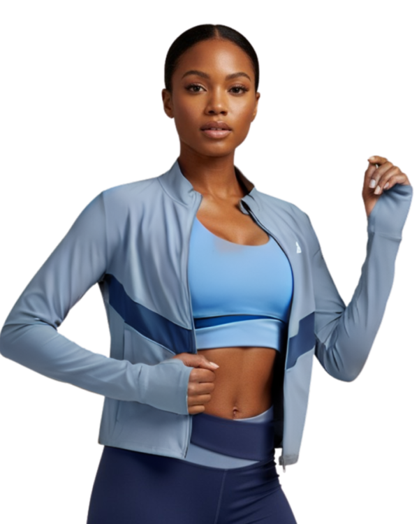 Women gym wear jacket and trousers